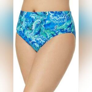 Lauren Ralph Lauren Plus Size Bottoms High Waist Tropical Full Coverage